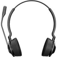 Jabra ENGAGE 65 Wireless Stereo Headset Over the Head With Noise Cancellation With Microphone Black