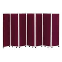Concertina Screen 609402 Red 560 x 1,500 mm