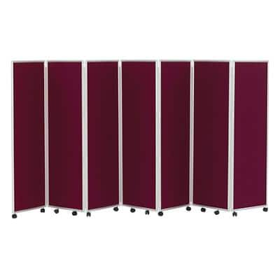 Concertina Screen 609402 Red 560 x 1,500 mm