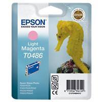 Epson T0486 Original Ink Cartridge C13T04864010 Light Magenta