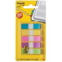 Post-it Index Flags 11.9 x 43.2 mm Bright Assorted 20 x 5 Pack
