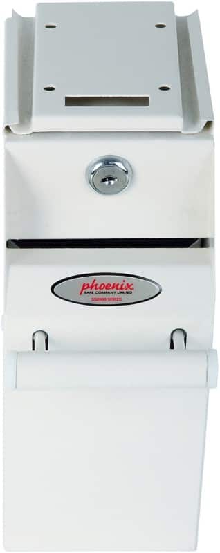 Phoenix Under Counter Note Deposit Safe with Key Lock 2L SS0991KD 225 x 100 x 195mm White