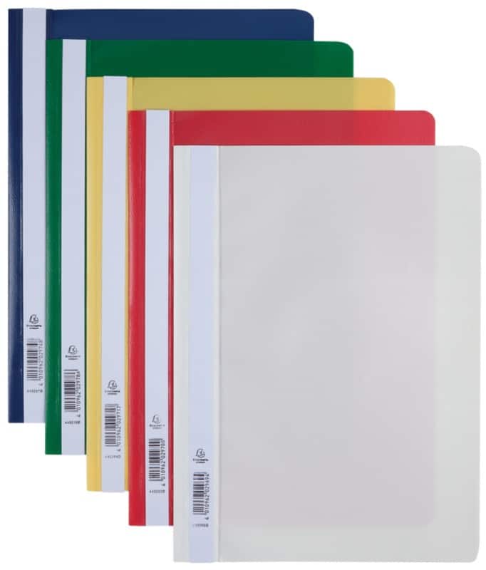 Exacompta Report File A4 Assorted Polypropylene Pack of 25