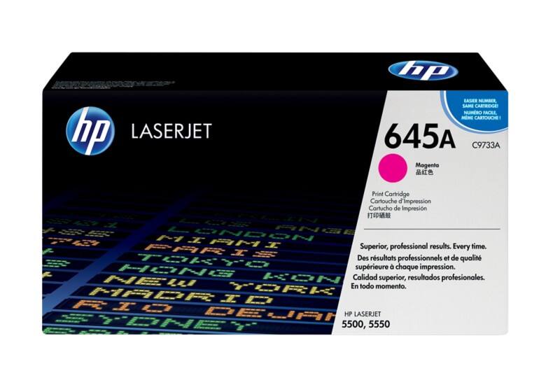 HP 645A Original Toner Cartridge C9733A Magenta