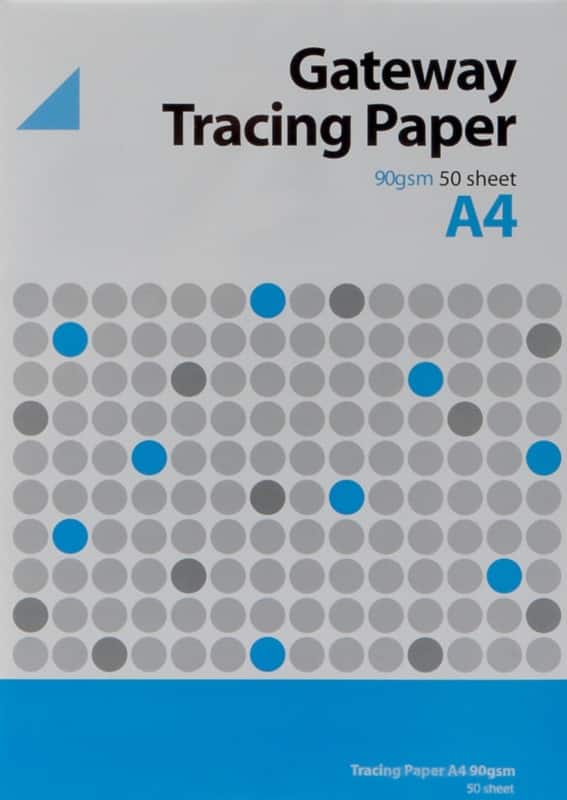Gateway Tracing Paper A4 90 gsm 50 Sheets