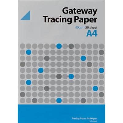 Gateway Tracing Paper A4 90 g/m² 210 mm Transparent 50 Sheets