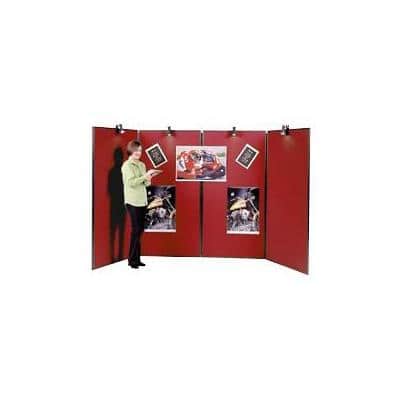 Jumbo Freestanding Display Stand 914 x 1829mm Red