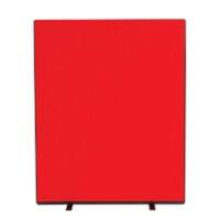 Freestanding Screen Fabric Wrapped 1200 x 1500 mm Red