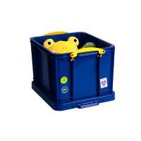 Really Useful Box Plastic Storage 35 Litre Blue 480 x 390 x 310 mm