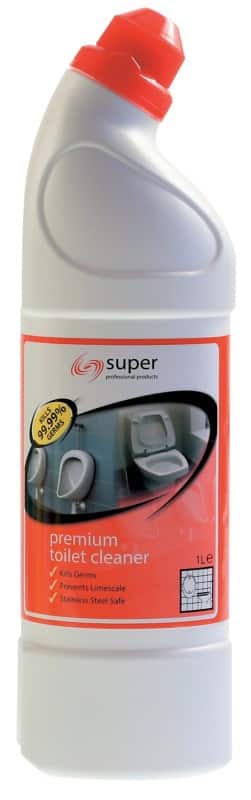 Super Professional Products W12 Premium Toilet Cleaner 1L