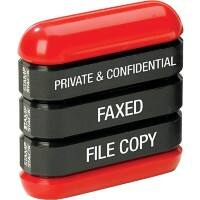 Trodat Self-Inking Stamp Stack 46 x 21mm Black, Red