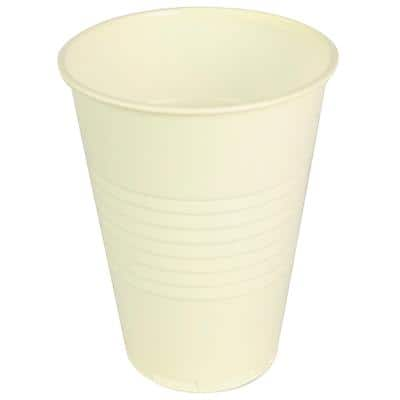 Disposable Cups Plastic 200ml White Pack of 2000