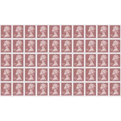 Royal Mail Self Adhesive Postage Stamps £1.50 UK National Pack of 50