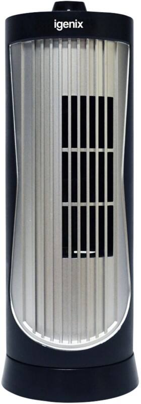 igenix Mini Tower Fan Main 3 Speeds 32 cm Black, Silver DF0020