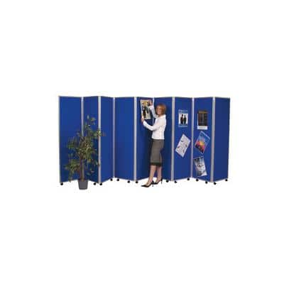 Concertina 9 Screen Room Divider 609410 1500mm Royle Red