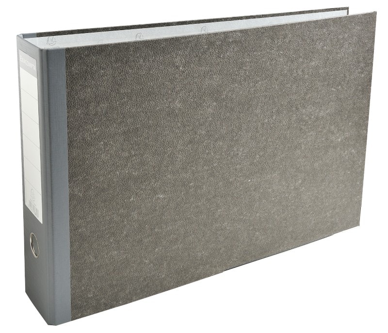 Exacompta A3 Grey Lever Arch File, 80mm, 2 Rings