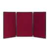 Freestanding Display Stand Nyloop Fabric Lightweight 610 x 915 mm Wine