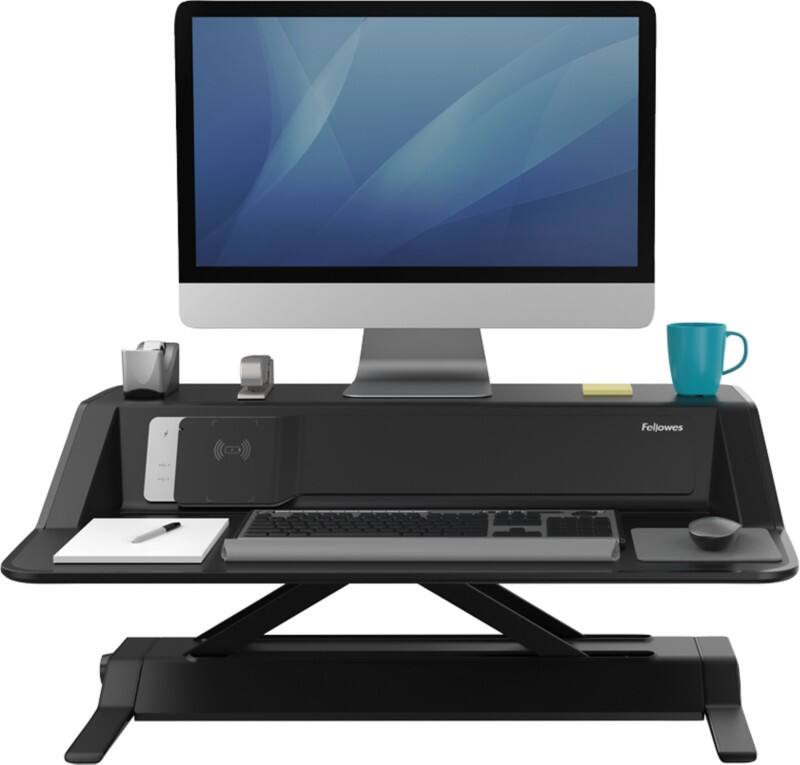 Fellowes Sit-Stand Workstation Lotus DX 8081001 Black