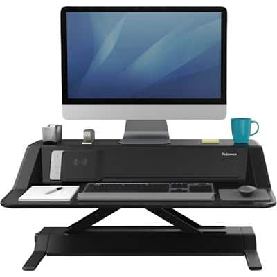 Fellowes Sit-Stand Workstation Lotus DX 8081001 Black