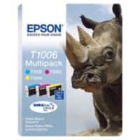 Epson T1006 Original Ink Cartridge C13T10064010 Cyan, Magenta, Yellow Pack of 3 Multipack