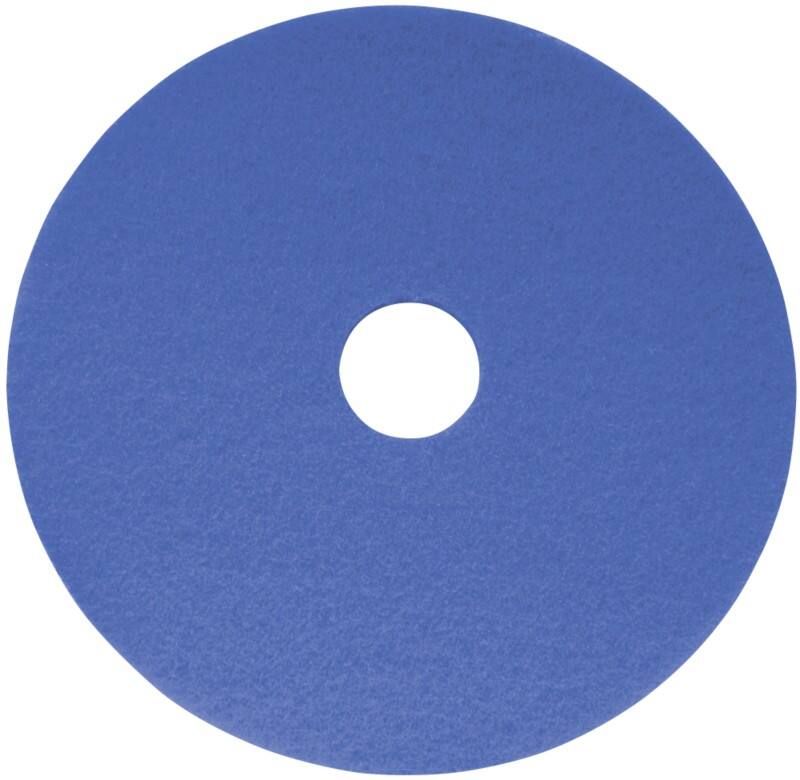 Floor Maintenance Pads (Wet Scrubbing or Medium Duty Spray Cleaning) 17" Blue pack of 5