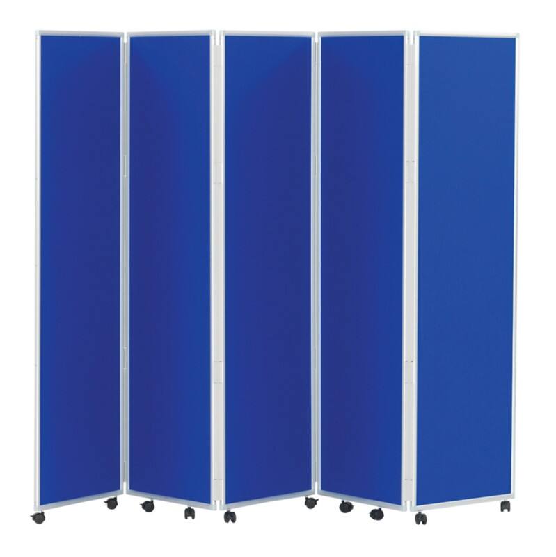 Concertina Screen 609389 Blue 560 x 1,800 mm