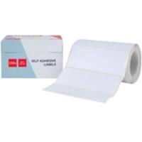 Viking Address Labels Self Adhesive 89 x 36 mm White 1 Roll of 250 Labels