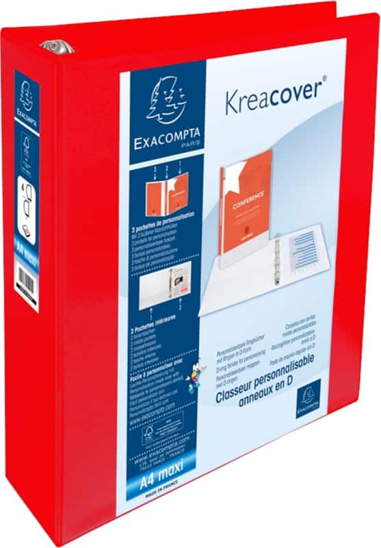 Exacompta 60 mm Presentation Folder A4 4 Rings