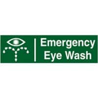 First Aid Sign Eye Wash Self Adhesive PVC 30 x 10 cm