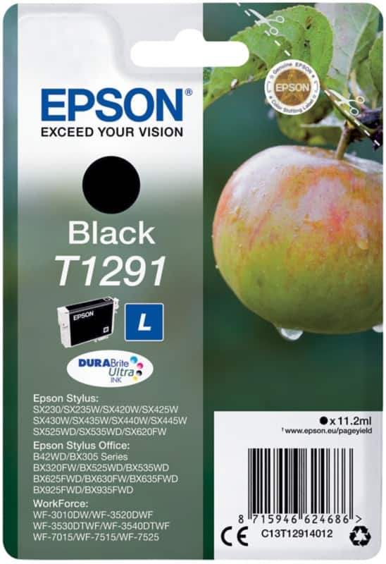 Epson T1291 Original Ink Cartridge C13T12914012 Black