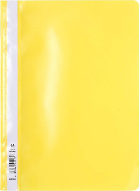 Exacompta Report Files A4 Yellow Polypropylene Pack of 25