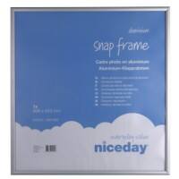 Niceday Wall Mountable Snap Frame 978918 Special Format 896 x 843 mm Silver