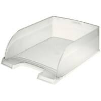 Leitz Plus Letter Tray 5233 Jumbo A4 Transparent Frosty 25.5 x 35.7 x 10.3 cm