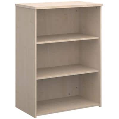 Dams International Bookcase with 2 Shelves Universal 800 x 470 x 1090 mm Maple