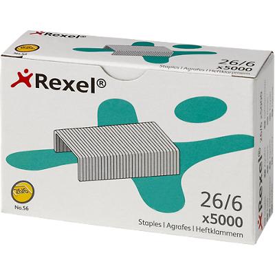 Rexel No.56 26/6 Staples 6025 Galvanized Pack of 5000