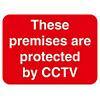 Warning Sign Cctv PVC 40 x 30 cm