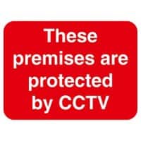 Warning Sign Cctv PVC 40 x 30 cm