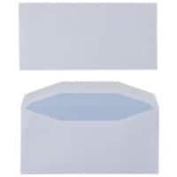 Niceday Mailing Wallet Envelopes 235 x 114mm Gummed Plain 90gsm White Pack of 500