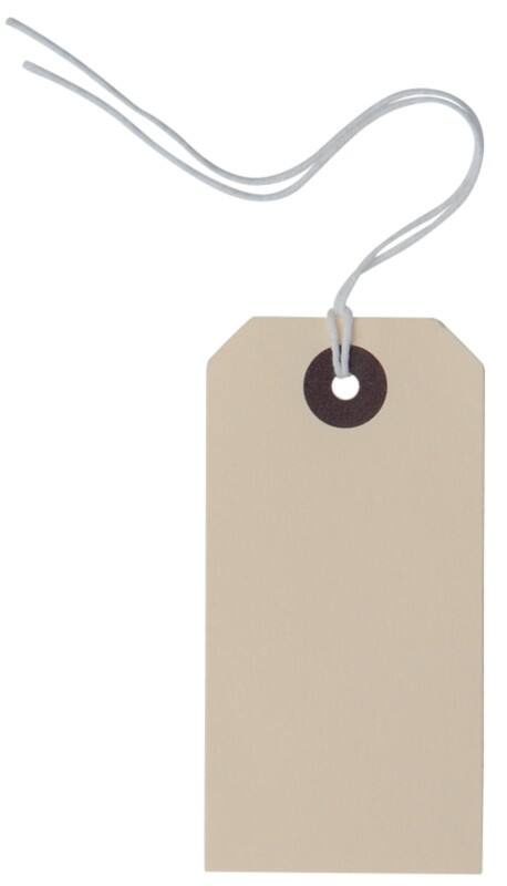 Double Reinforced Heavy Duty Tags 96 x 48 mm Pack 1000