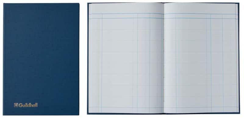 Guildhall Account Book 31/2Z 2 Cash Columns 80 Pages 40 Sheets