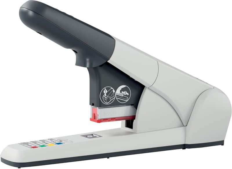 Leitz Heavy Duty Stapler 5551 Full Strip White 80 Sheets K6 - K12 Metal, Plastic