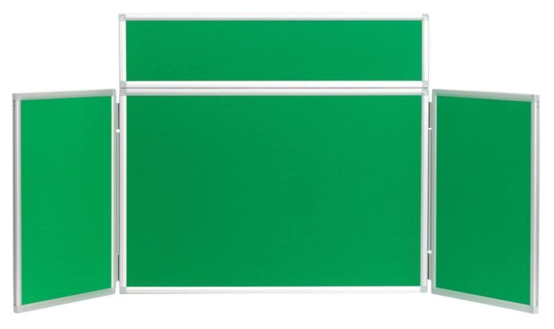 Display Stand 3 Nyloop Fabric 923 (W) x 223 (H) mm Green