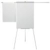 Nobo Impression Pro Freestanding Magnetic Tripod Easel Extendable Arms 68.5 x 185 cm White