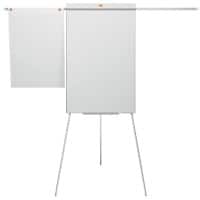 Nobo Impression Pro Freestanding Magnetic Tripod Easel Extendable Arms 68.5 x 185 cm White