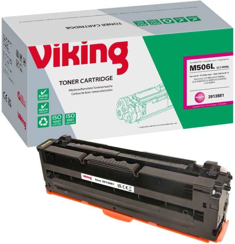 Viking CLT-M506 Compatible Samsung Toner Cartridge Magenta