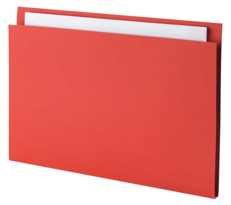 Guildhall Square Cut Folder Red Manila 315 gsm Pack of 100