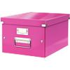 Leitz Click & Store WOW Storage Box A4 Laminated Cardboard Pink 281 x 370 x 200 mm