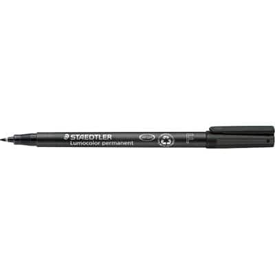 STAEDTLER Permanent OHP Marker Fine Black Pack of 10