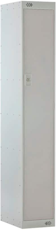 LINK51 Steel Locker 1 Door 1 nest Key lock 300 x 450 x 1,800 mm Grey