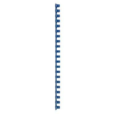 GBC Plastic Binding Combs Blue 12 mm 95 Sheets A4 Pack of 100